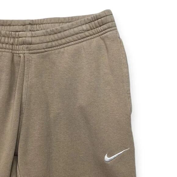 Nike Sportswear Fleece Joggers Sweatpants Khaki Tapered Leg Mens XL 716830 247 - Picture 12 of 13